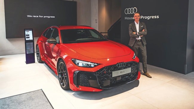 Audi-Markenleiter Thomas Beran im Gespräch