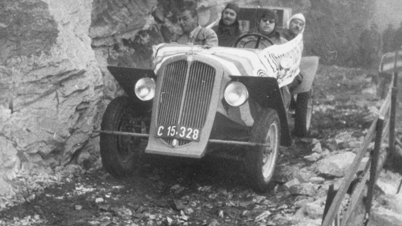  Pionierfahrt über die Alpen vor 90 Jahren 