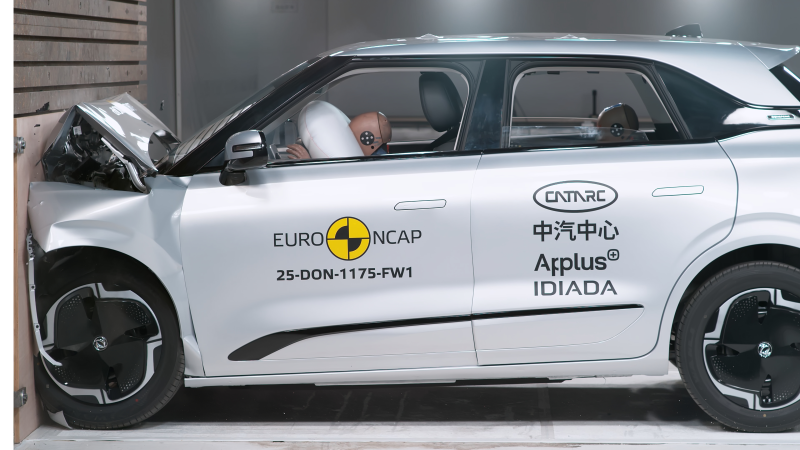 ÖAMTC: E-Auto aus China enttäuscht im Crashtest 