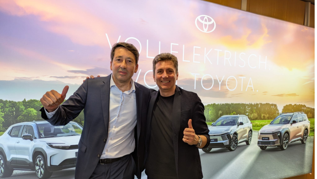Staffelübergabe bei Toyota in Wien