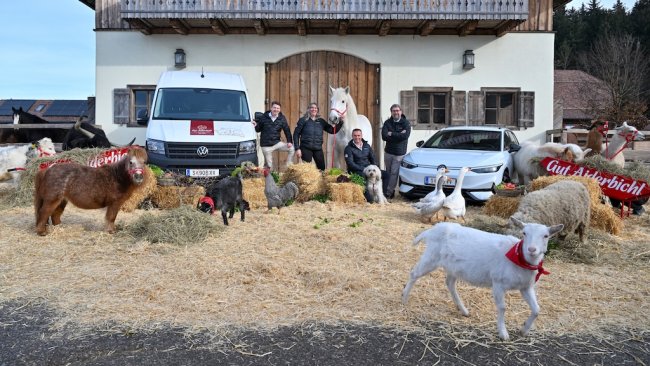 Volkswagen Österreich wird Mobilitätspartner von Gut Aiderbichl