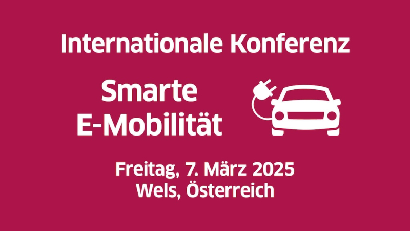 Internationale Konferenz Smarte E-Mobilität