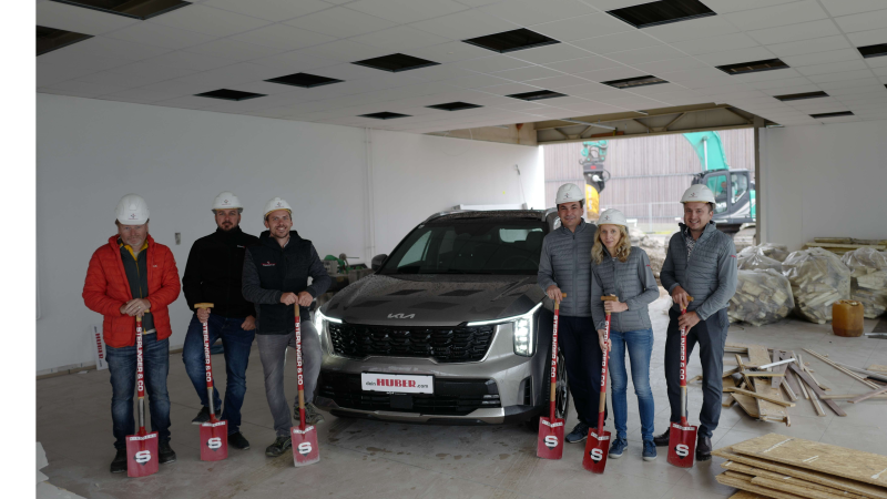  Huber: Spatenstich für Neubau in Kapfenberg