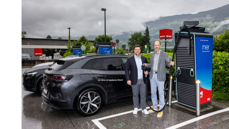   Mer elektrifiziert Mpreis: 15 Standorte noch in diesem Jahr