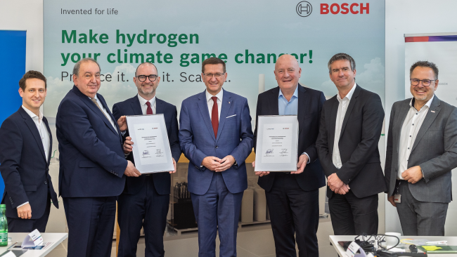 Bosch und Linz AG wollen Wasserstoff-Kooperation ausloten