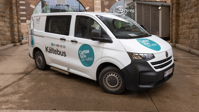 VWN unterstützt Caritas mit Kältebulli