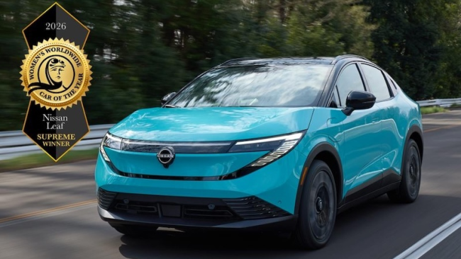 Nissan Leaf ist Women’s World Car of the Year Award 2026