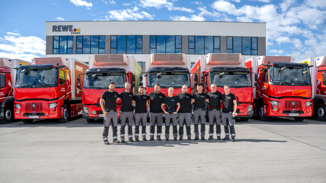   Rewe: Zwei weitere E-Lkw von Renault Trucks