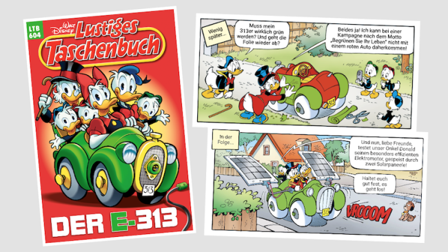 Gewinnspiel: Donald Duck und der E-313