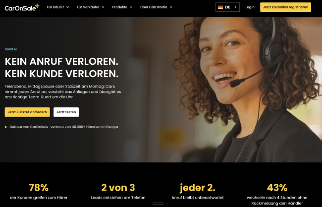 KI für Kundenkontakt und Fahrzeugbewertung
