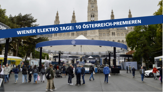 Brandneu: Diese Modelle stehen im Fokus der Wiener Elektro Tage 2026