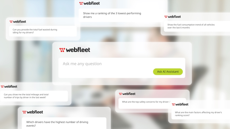 Webfleet zeigt KI-gestützte FP-Managementsoftware