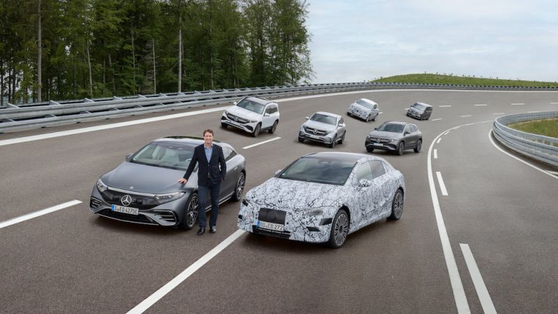 Vision EQXX mit über 1.000 km Autobahn-Reichweite