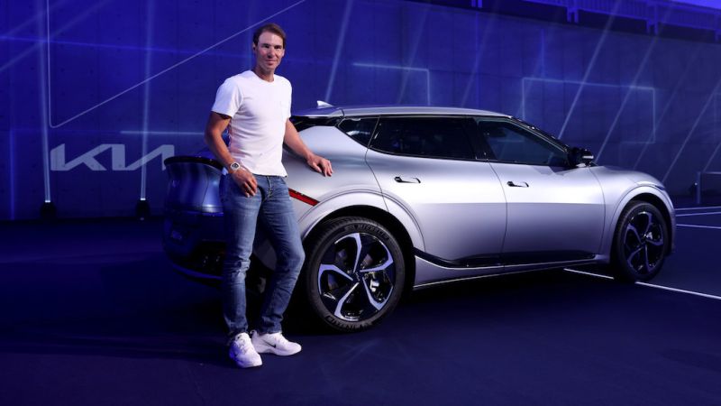 Kia EV6 für Rafael Nadal