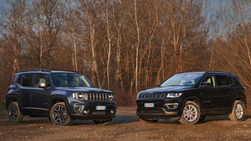 Jeep Renegade 4xe und Compass 4xe bestellbar