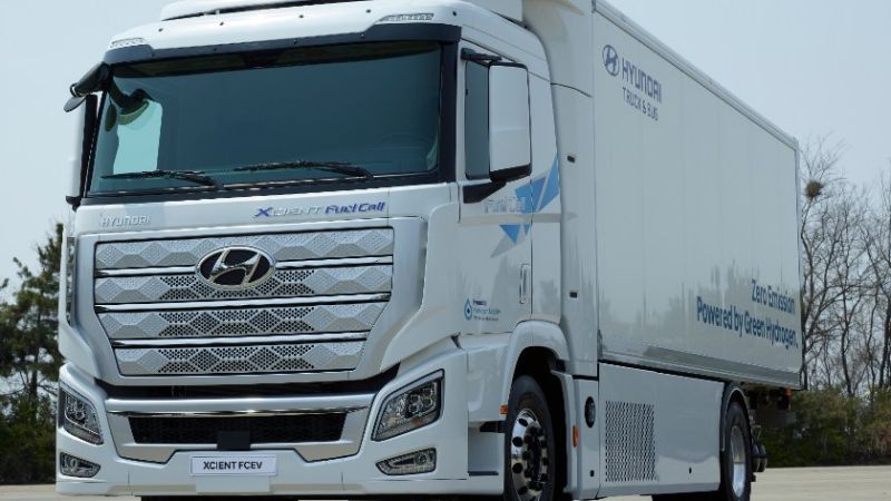 Hyundai lässt ersten Brennstoffzellen-Lkw los