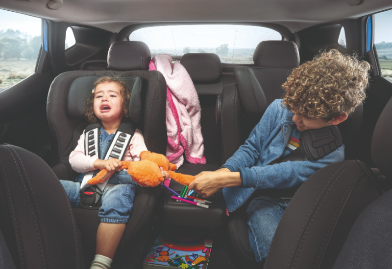  Starke Ablenkung: Kinder im Auto