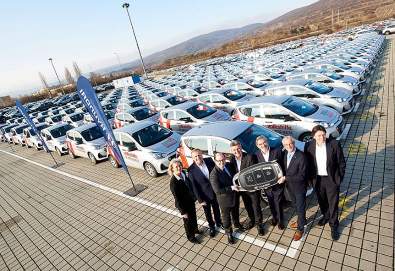  150 Hyundai i10 für die Volkshilfe Niederösterreich