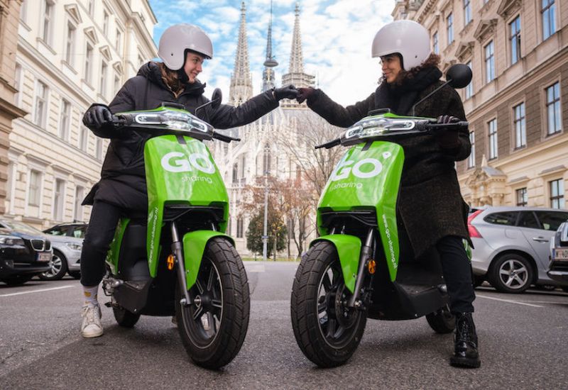  GO Sharing startet mit 200 E-Mopeds in Wien