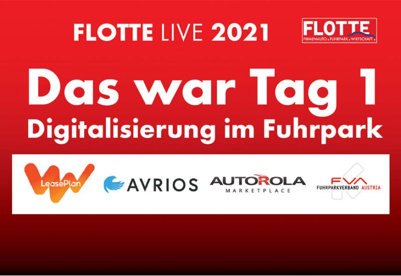  "Digitalisierung im Fuhrpark": Das war Tag 1 von FLOTTE Live