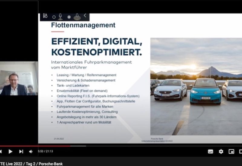  FLOTTE Live I 2022, Vortrag Porsche Bank