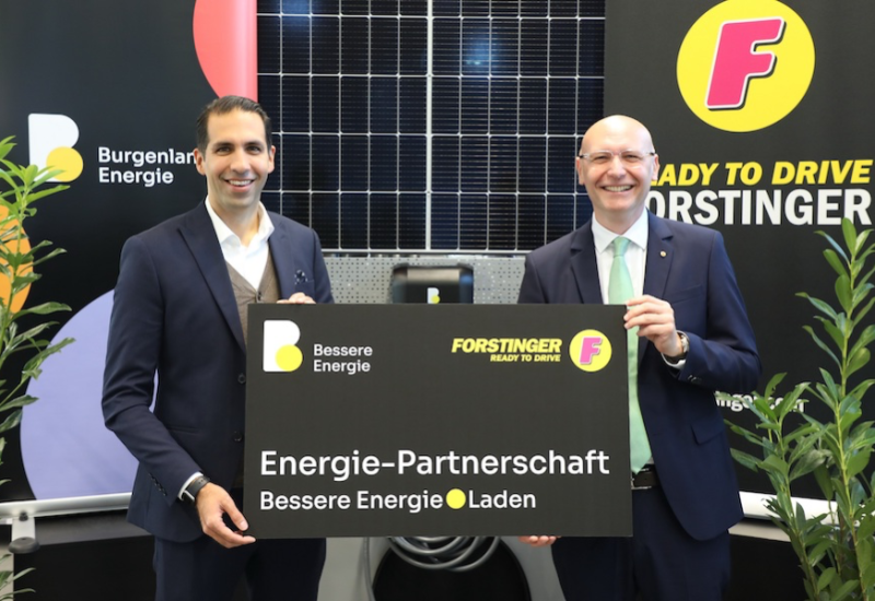  Forstinger und Burgenland Energie starten E-Ladelösungen