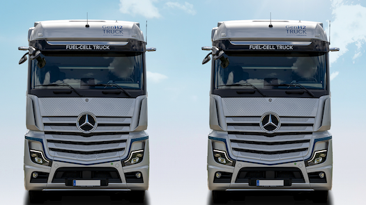 Daimler Truck: Zweite Test-Phase für Brennstoffzellen-Lkw