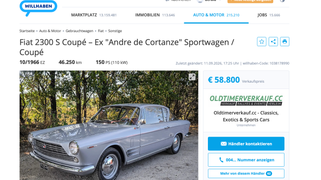   Prominenter Fiat-Klassiker