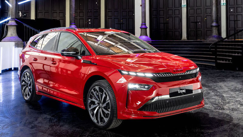 Großes Theater: Skoda Enyaq in Wien gelandet