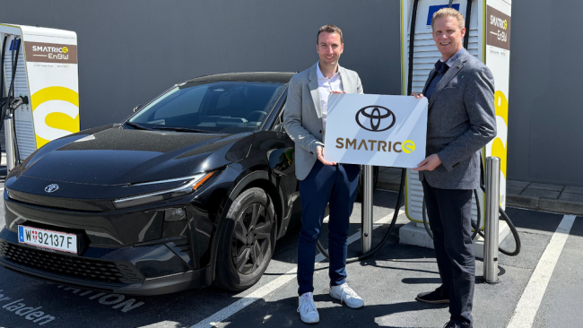  Smatrics kooperiert mit Toyota