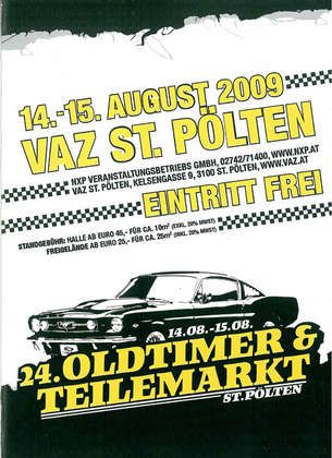  Oldtimermarkt St. Pölten: Veranstalter meldet hohe Interessentenzahl