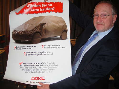  Das eingepackte Auto