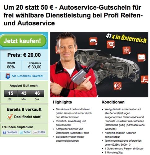  20 statt 50 Euro