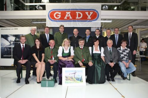  Gady ehrt verdiente Mitarbeiter