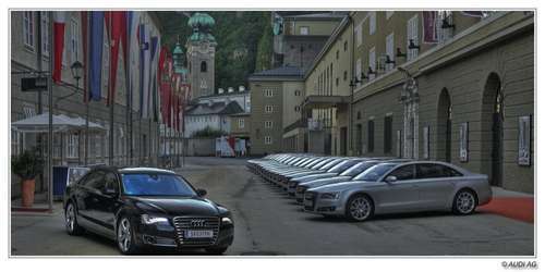  57 A8 bei den Festspielen