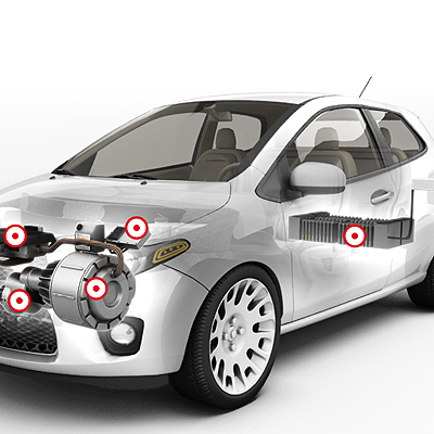  Schutz für sensible Komponenten in E-cars