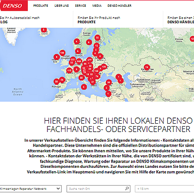  Webseite in frischer Optik