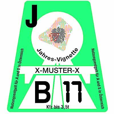  Vignette 2017 um 0,8 Prozent teurer