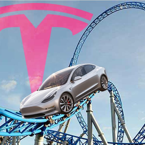  Tesla im Rollercoaster