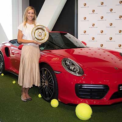  Wimbledon-Siegerin im Porsche Museum