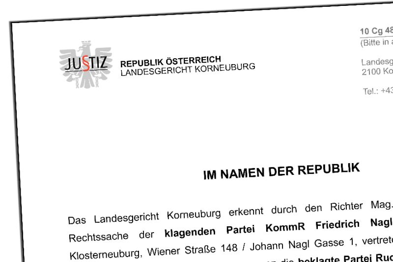  Gericht rehabilitiert ehemaligen Bundesinnungsmeister