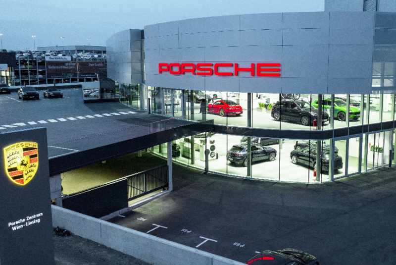   Größtes Porsche Zentrum Österreichs vor Eröffnung