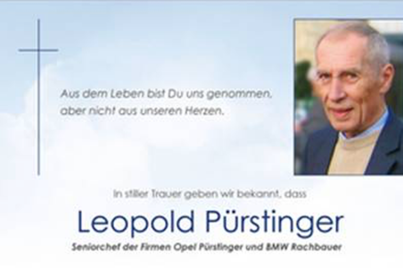  Abschied von Opel- und BMW-Händler Pürstinger