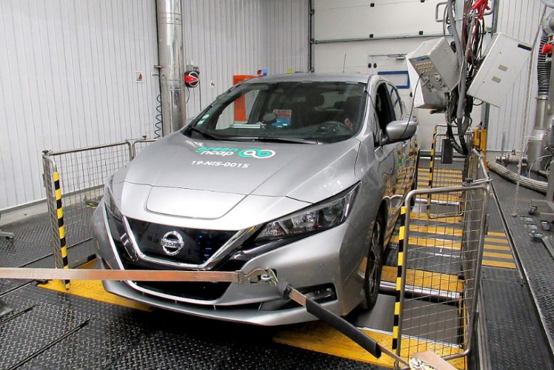  Nissan Leaf überzeugte bei Crashtest
