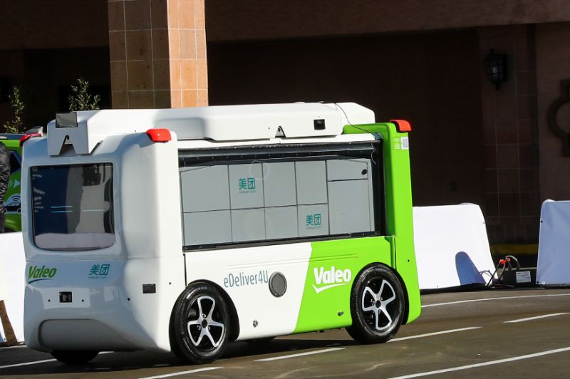  Valeo entwickelt Zustell-Droiden