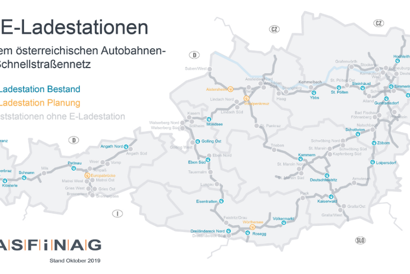  E-Ladestationen: ASFINAG schließt Versorgungslücken