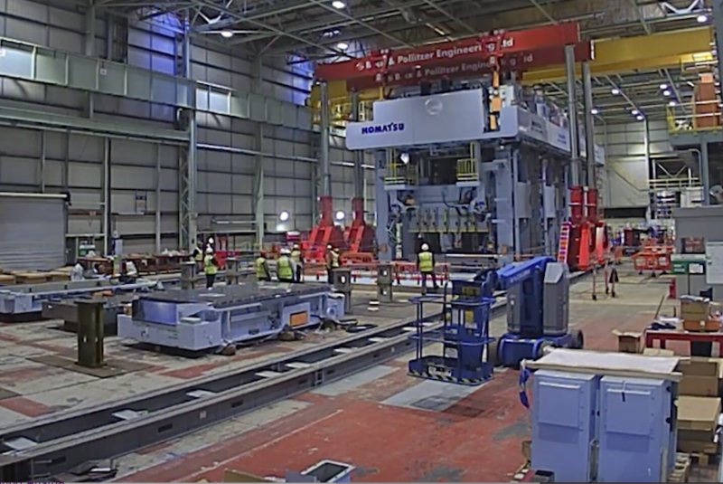  Nissan eröffnete neues Presswerk in Sunderland