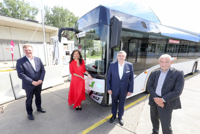  Wiener Linien testen Wasserstoff-Bus