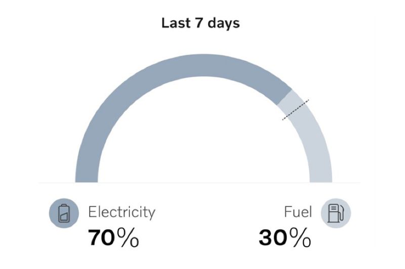  "Elektro-Tacho" in der App