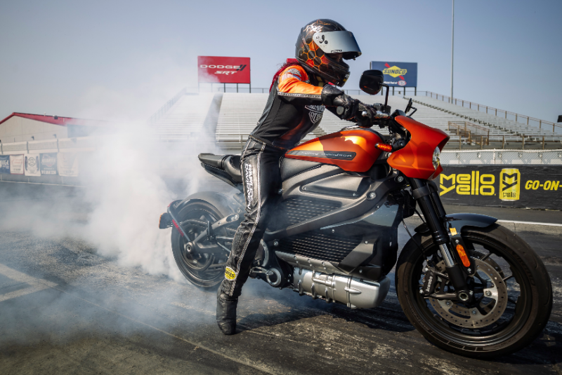  Harley-Davidson LiveWire: Weltrekord auf der Quarter Mile